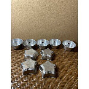 Aluminum Baking Molds With Star & Bundt Designs Set Of 11